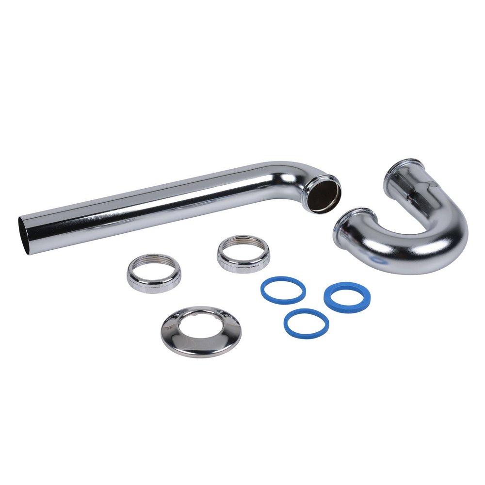 Dearborn Polished Chrome Brass P-Trap 