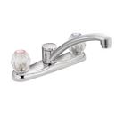 Moen Polished Chrome Two Handle Kitchen Faucet 