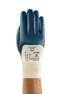 Ansell Occupational Healthcare Blue Nitrile Coated Cotton Automotive and Chemical Resistant Reusable Gloves in Blue 