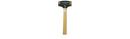 Garland Biscuit Wood 12-1/2 in. Rawhide Hammer 