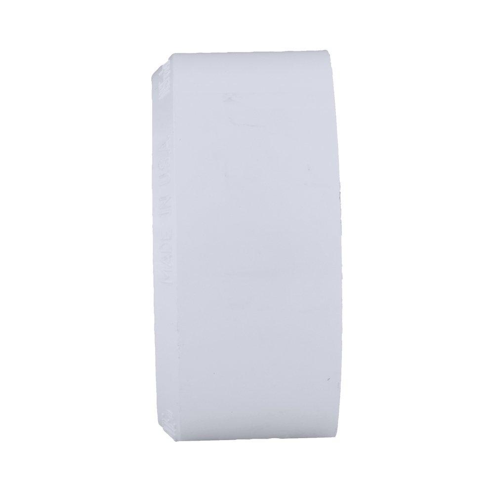 White PVC DWV x Sewer & Drain Bushing 