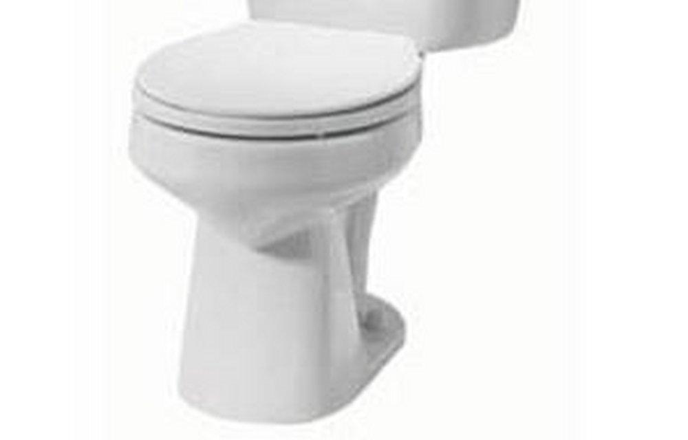 Mansfield Plumbing Products White 1.28 gpf Round Floor Mount Toilet Bowl 