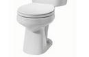 Mansfield Plumbing Products White 1.28 gpf Round Floor Mount Toilet Bowl 