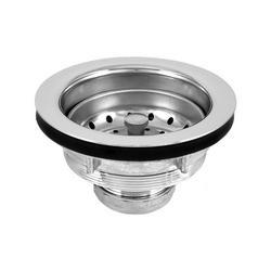 Brass Body Stainless Steel Basket Strainer Polished Chrome