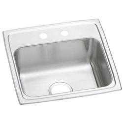 19 in. Drop-in Stainless Steel Single Bowl Kitchen Sink in Brushed Satin