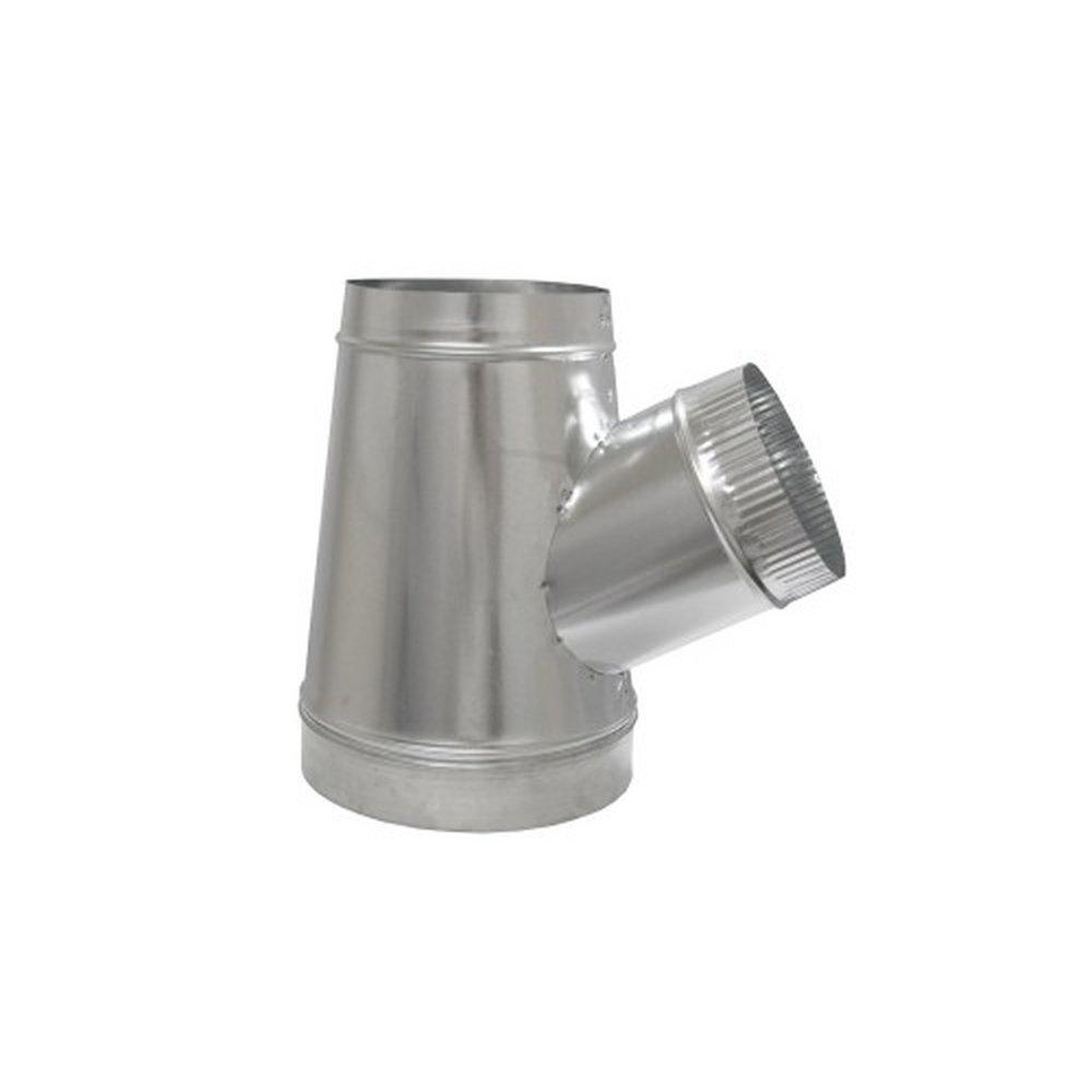 Cody Company 9 x 9 in. Galvanized Steel Duct Wye Branch 