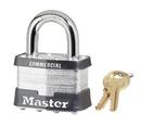 Master Lock Steel Commercial Laminated Steel Padlock Keyed Alike 