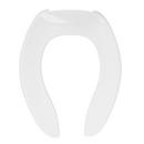 Elongated Open Front Toilet Seat in White