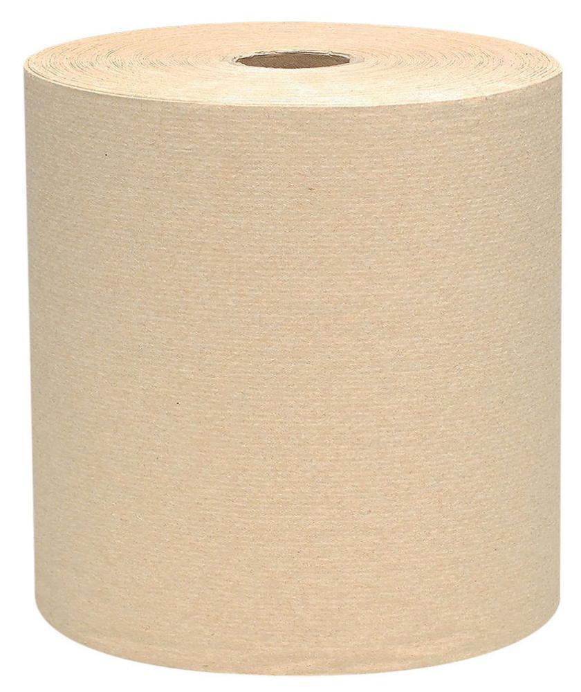 Scott&reg; Brown 8 in. Hard Roll Towel Brown (Case of 12) 