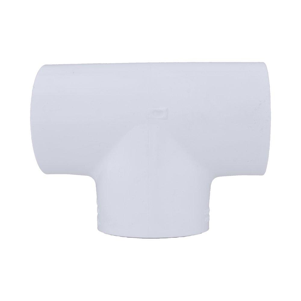 White PVC Schedule 40 Tee 