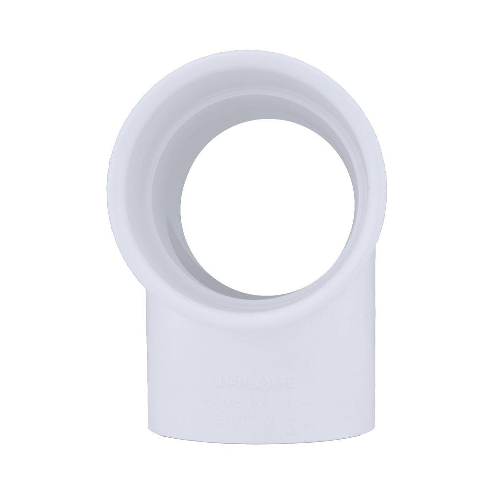 White PVC Schedule 40 Tee 