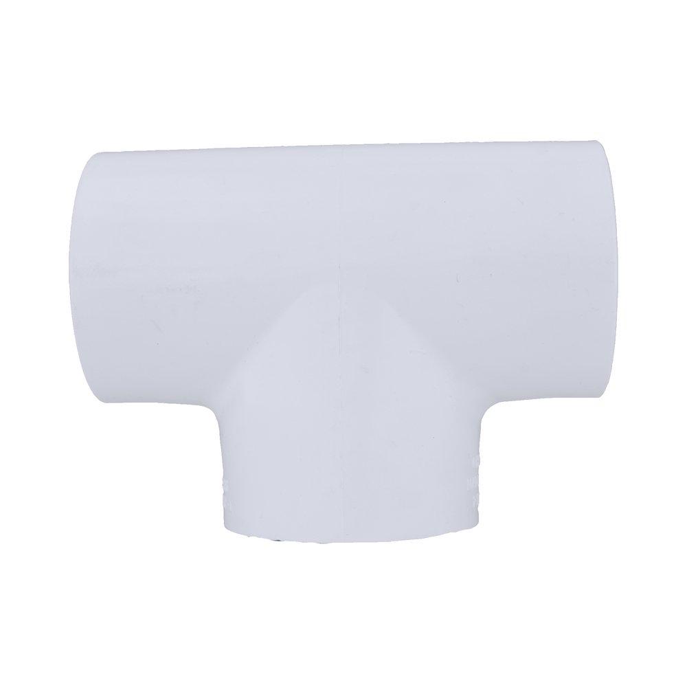 White PVC Schedule 40 Tee 
