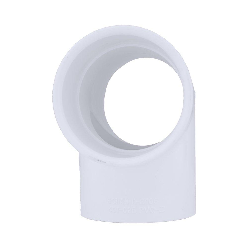 White PVC Schedule 40 Tee 