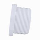 White PVC Schedule 40 MPT Plug 