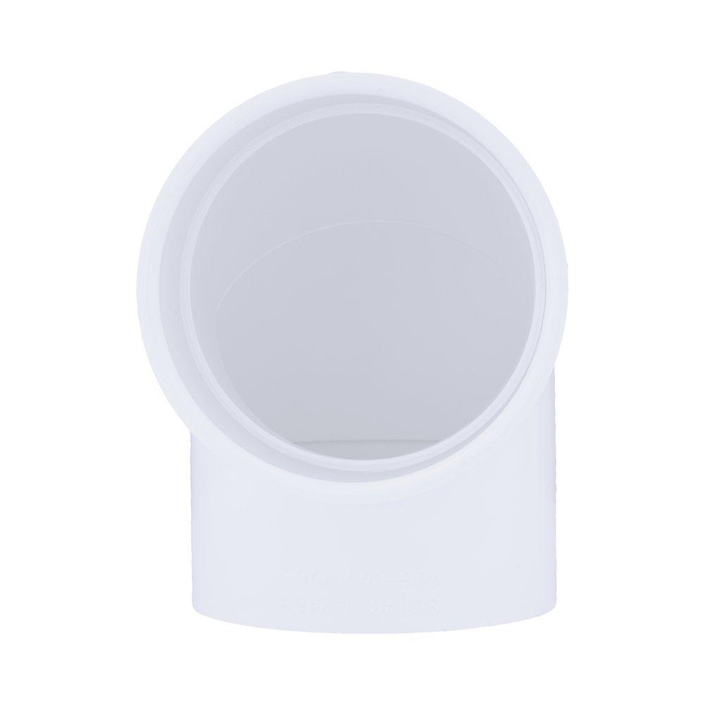 White PVC Schedule 40 90&deg; Elbow 