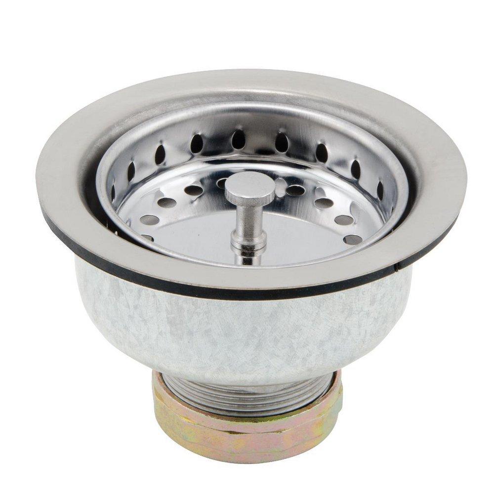 Sioux Chief Polished Chrome Quick Fitting Basket Strainer 