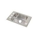 2-Hole 1-Bowl Topmount Classroom Sink with Center Drain