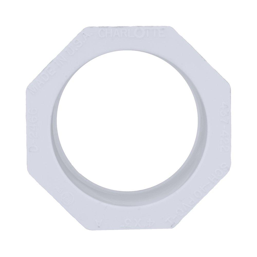 White PVC Schedule 40 Bushing 
