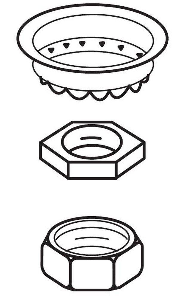 Moen Chrome Mounting Hardware Service Kit with Single Handle 