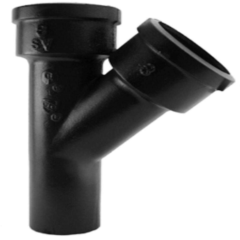 Black Spigot x Hub Service Cast Iron Wye 