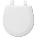 Bemis White Round Closed Front with Cover 