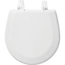 Bemis White Round Closed Front with Cover 