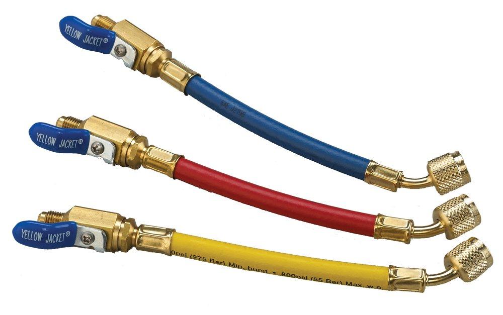 YELLOW JACKET® Blue 6 in. Flexible Flowers Adapter Hose 