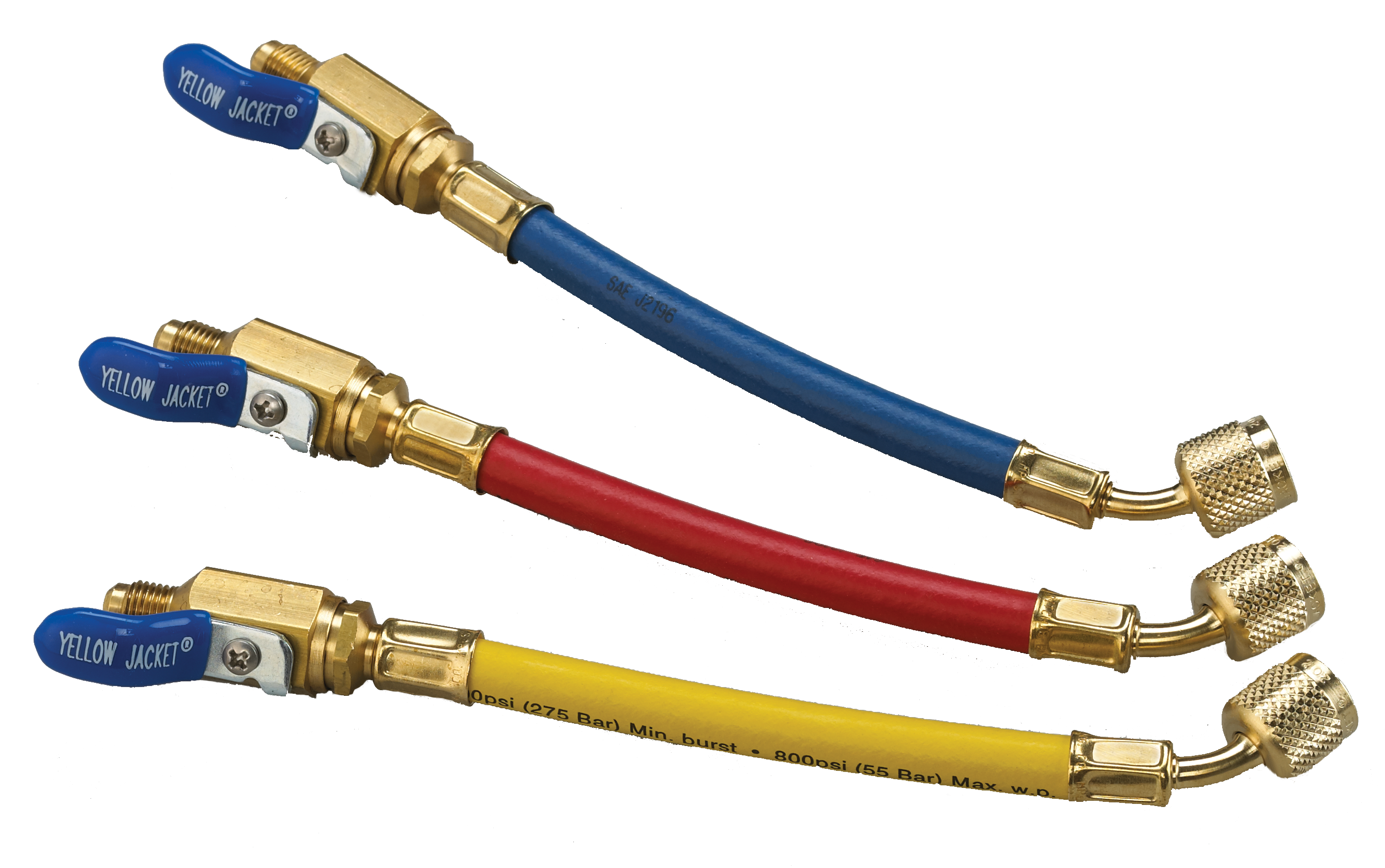 YELLOW JACKET&reg; Blue 6 in. Hose (Pack of 3) 