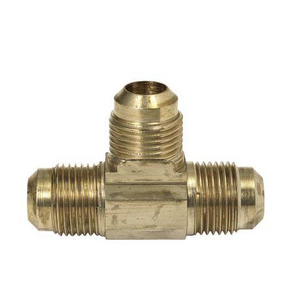 1/4OD Brass Flare Tees with Flare Ends — COPPERTUBINGSALES