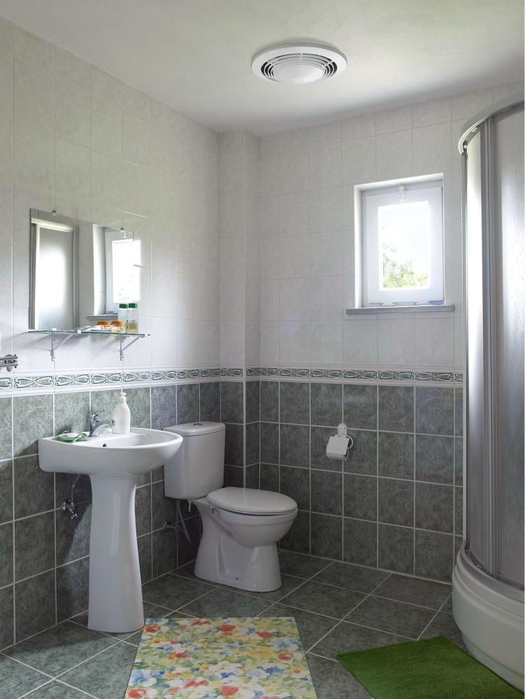 Broan White Bathroom Exhaust Fan in White 