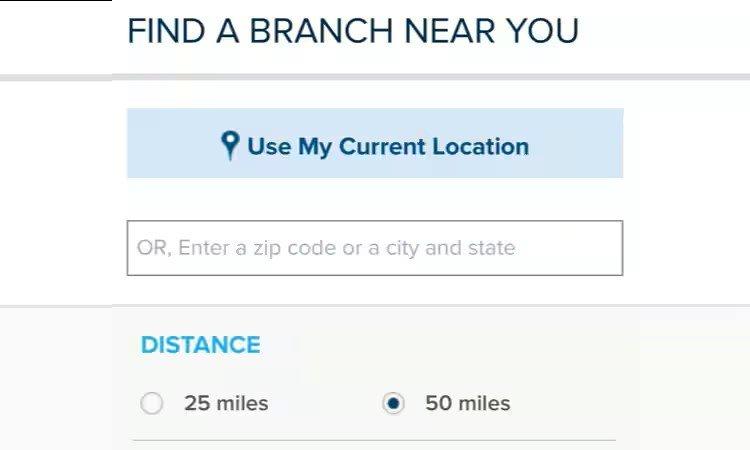 Ferguson app screen to find the nearest Ferguson location.