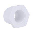 White PVC Schedule 40 Female Bushing 