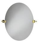 Oval Mirror in Vibrant® Polished Brass