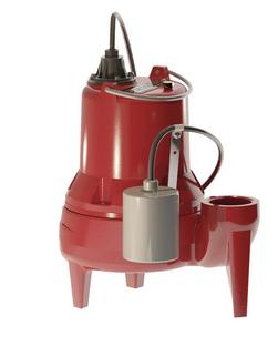 2 in. 115V 12A 2/5 hp 125 gpm FNPT Cast Iron Sewage Pump