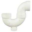 White PVC DWV P-Trap with Cleanout 