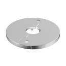 PROFLO&reg; Chrome Steel Hinged Floor and Ceiling Plate in Chrome Plated 