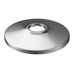 5/8 in. Steel Standard Escutcheon in Chrome