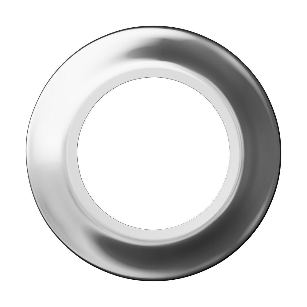 PROFLO&reg; Chrome 3/8 in. Metal Bell Escutcheon 