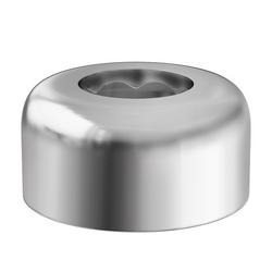 1-1/2 in. Steel IPS Box Escutcheon in Chrome