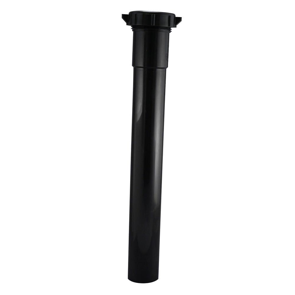 Keeney Black 12 in. Slip-Joint Extension Tube in Black 