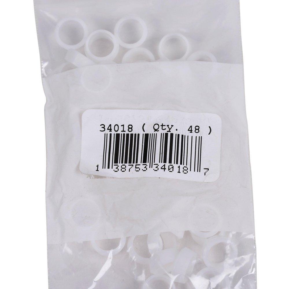 Oatey&reg; White Straight Plastic Compression Sleeve 