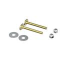 1/4 in. x 3-1/2 in. Brass Plated Steel Closet Bolt