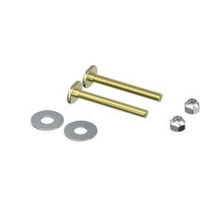 1/4 in. x 3-1/2 in. Brass Plated Steel Closet Bolt