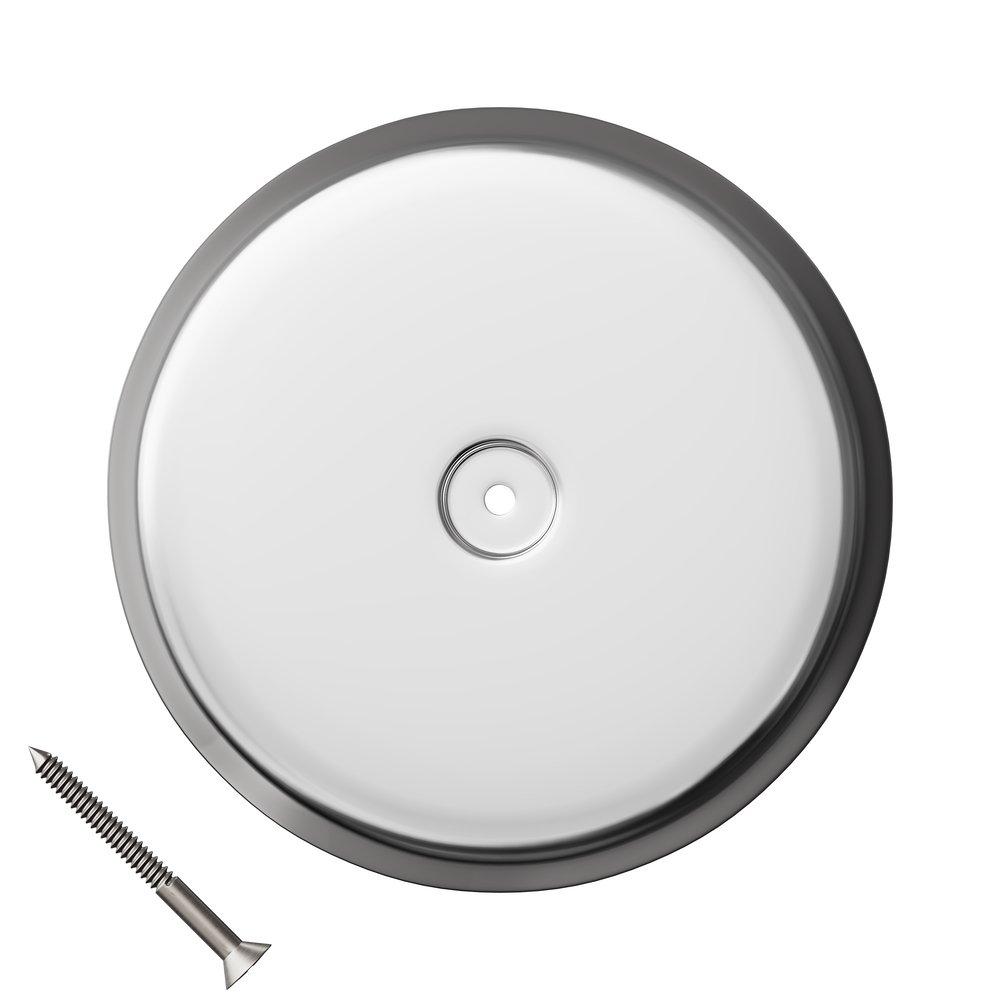 Jones Stephens Chrome Chrome Plated Cleanout Cover Plate 