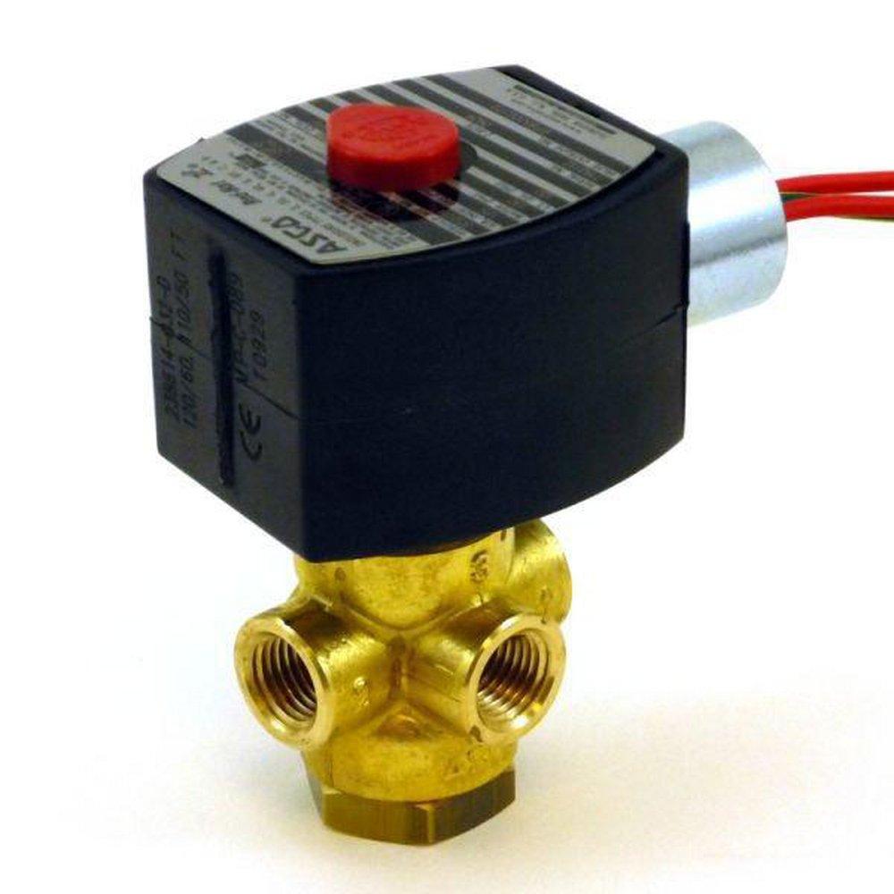 Asco Pneumatic Controls Solenoid Valve 150 psi 3-7/8 in. Brass 