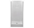 Aquatic White 33-1/4 x 32 x 74 in. Alcove Shower Unit 