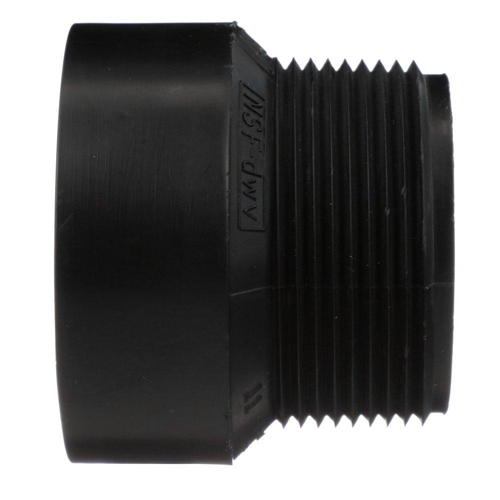 Black ABS DWV Slip Joint Female Trap Adapter 