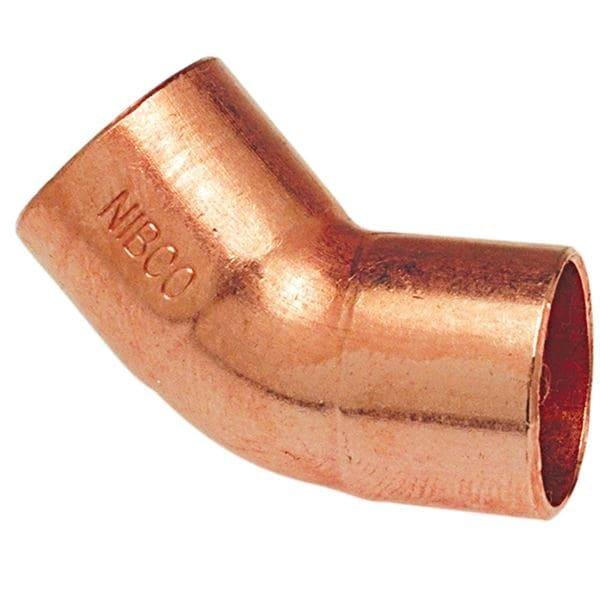 Sweat x Sweat 45 Degree Wrot Copper Elbow 