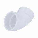 White PVC DWV 60&deg; Elbow 