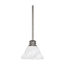 NUVO Brushed Nickel 1 Light 60W 7 in. Mini Pendant 